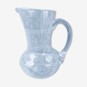 Bubbled glass jug