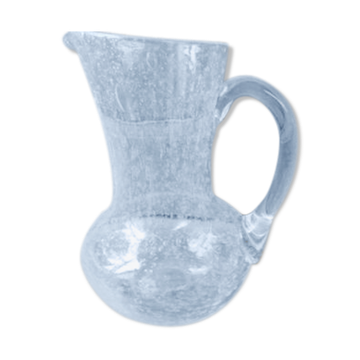 Bubbled glass jug