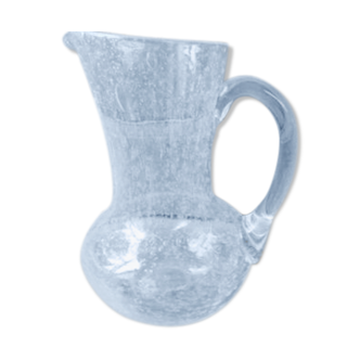 Bubbled glass jug