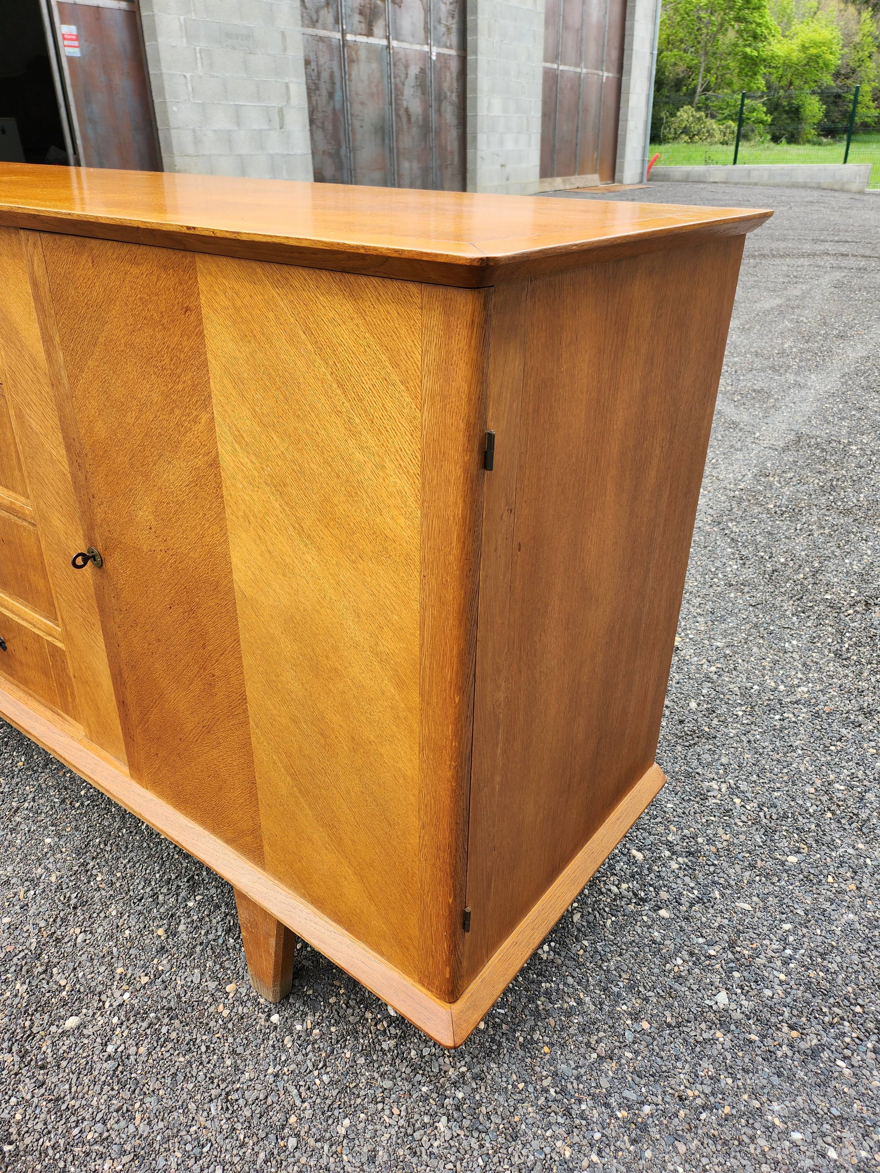 Light oak vintage sideboard