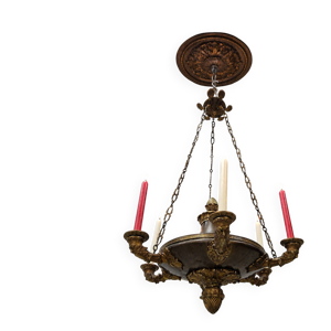 Chandelier en bougies - antique
