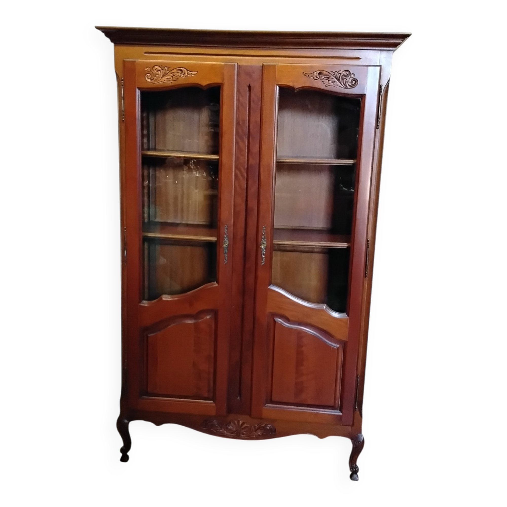 Bibliothèque/ vitrine style classique