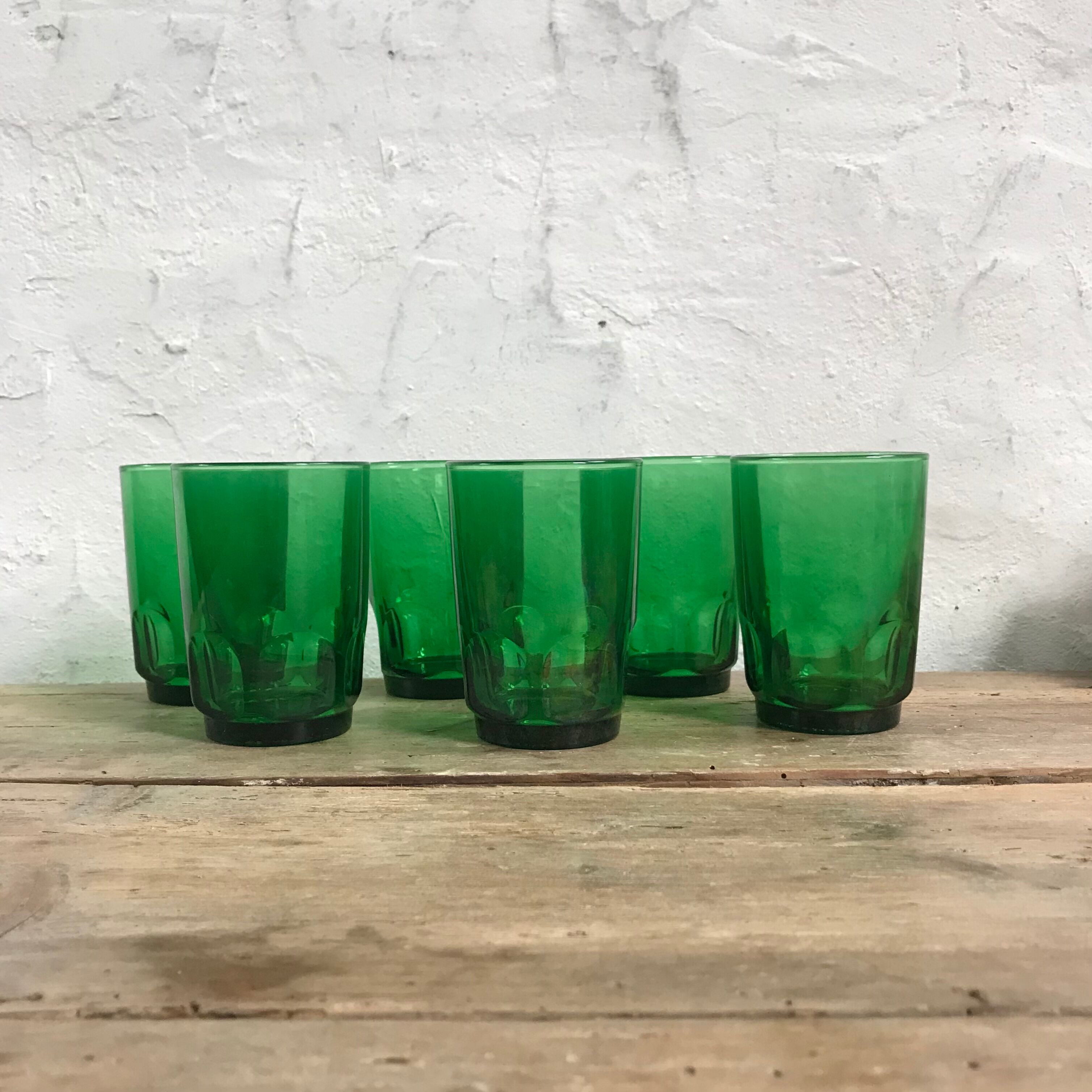 Set of 6 vintage glasses
