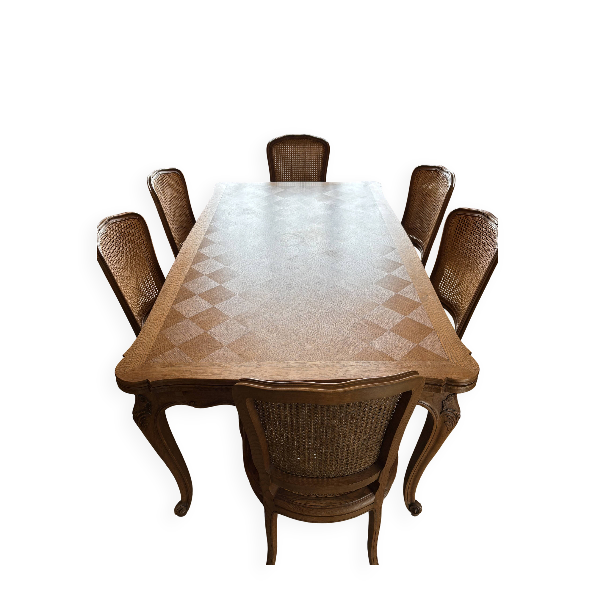 Dining table with extension
