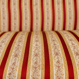 Blond mahogany sofa XXth décor gooseneck with butts