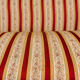 Blond mahogany sofa XXth décor gooseneck with butts