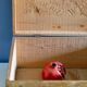 Ancient rice starch wooden case trunk W. Paterson, france