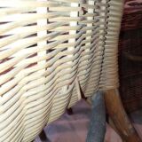 Fauteuils rotin ancien
