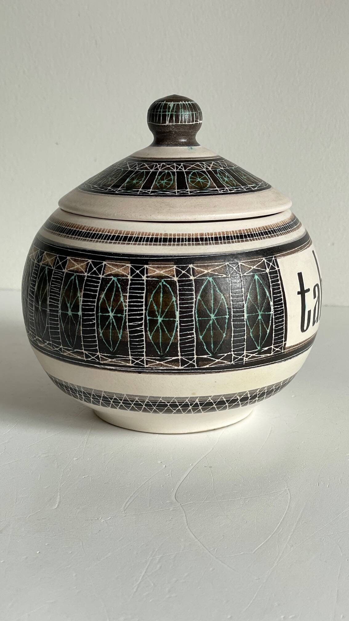 Ceramic Tobacco Pot Marcel GUILLOT