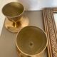 Set of brass candlesticks