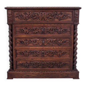 Antique chest of drawers, France, around 1885. After renovation.