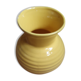 Poët Laval yellow curry porcelain ball vase- LPR22055