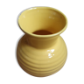 Vase boule en porcelaine jaune curry Poët Laval- LPR22055