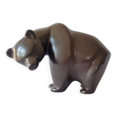 Rare Midcentury Table Sculpture Ceramic Bear, 1970s