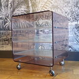 Michel Dumas vinyl cabinet in plexiglass