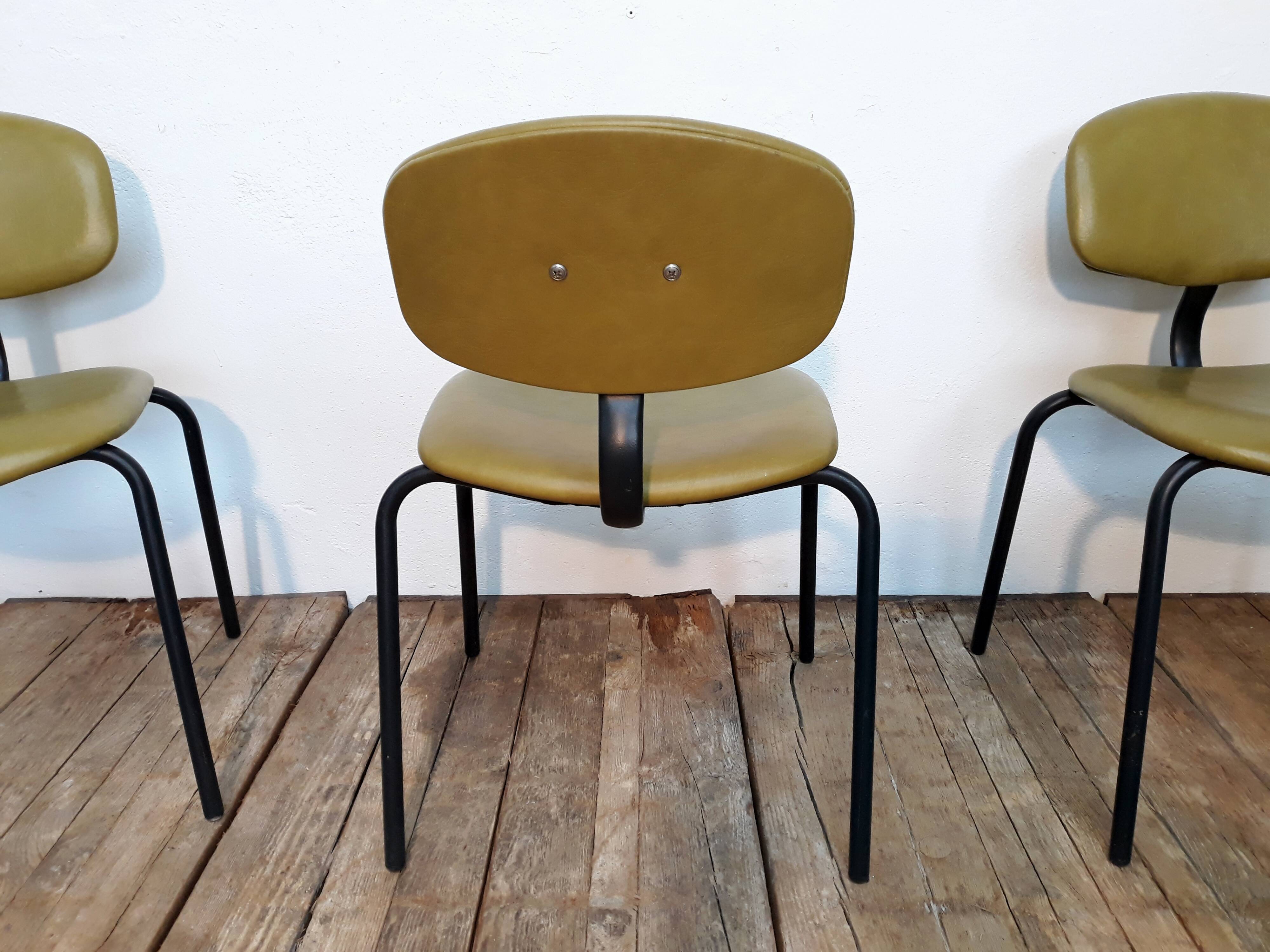 9 chairs vintage Stafor Steelcase