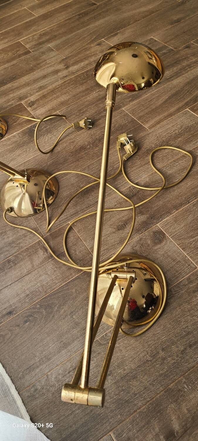 3 lampes de bureau vintage Zonca Voghera
