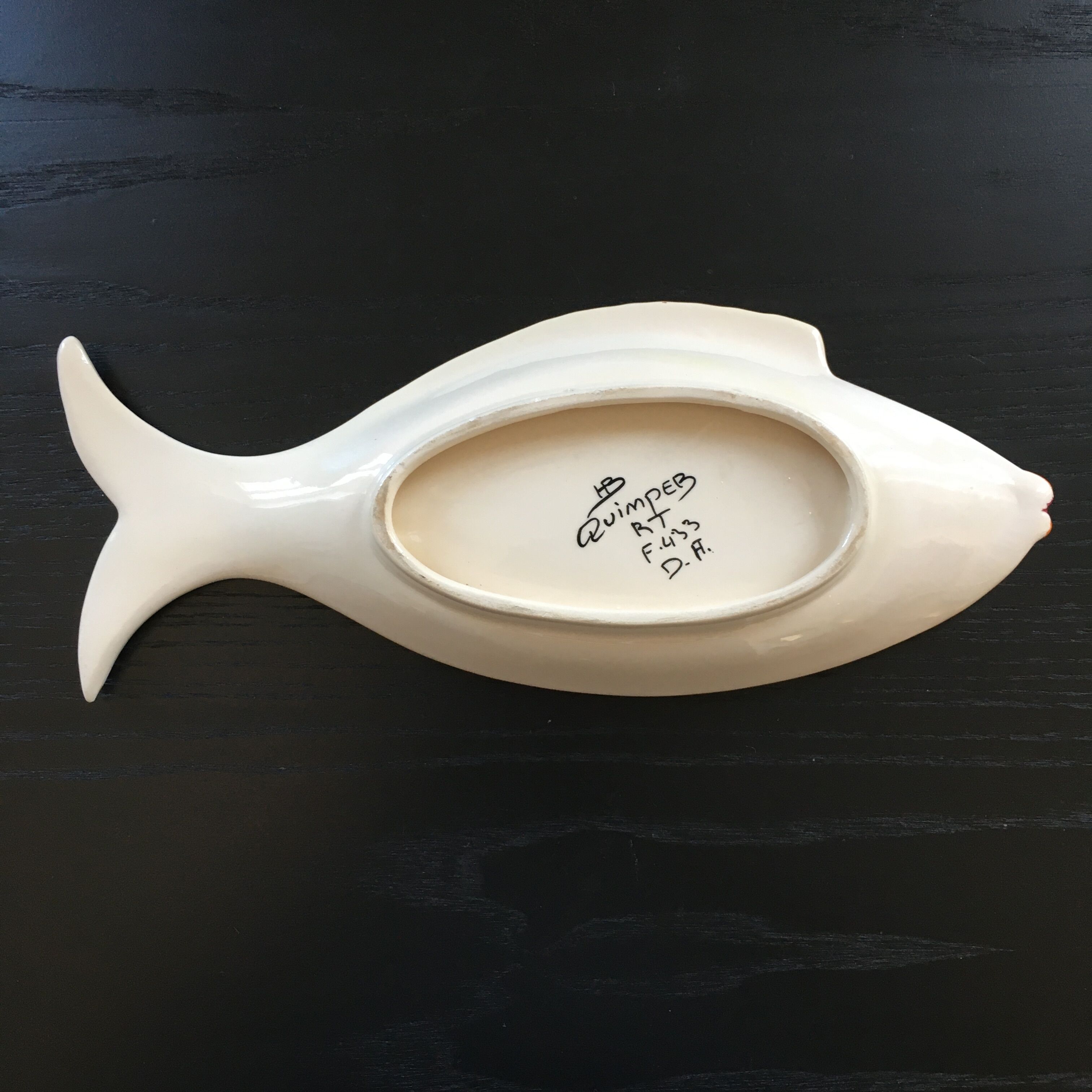 Fish dish HB Quimper