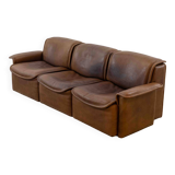 Modular De Sede Sofa DS-12 in cognac leather, 70s