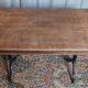 Table de bistrot métal et bois SEREX, 1920