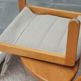 Natural linen chair