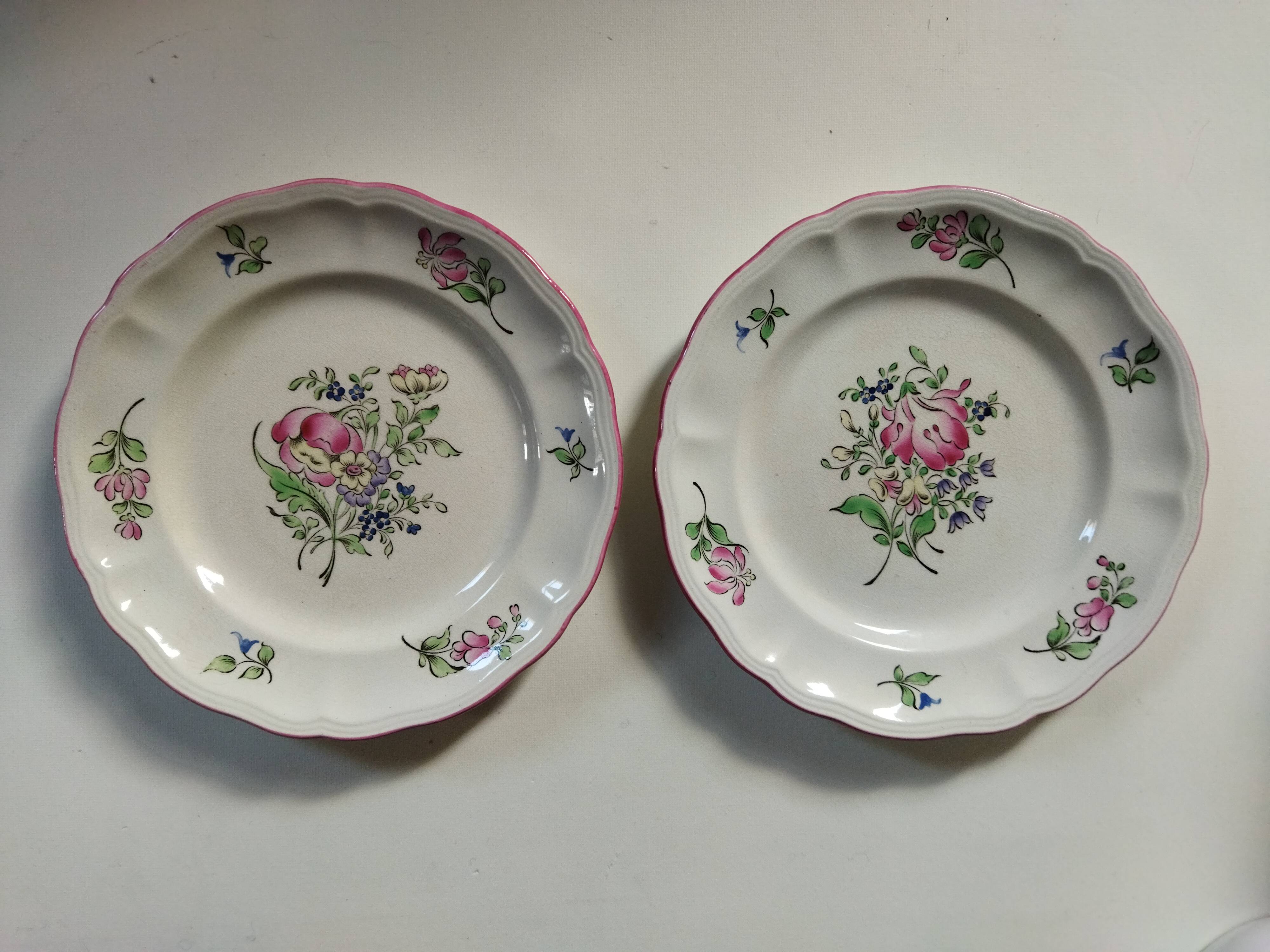 K&G Lunéville dessert plates