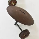 A set of two ph 4.5 copper wall lamps by poul henningsen for louis poulsen, denmark 1980s.
