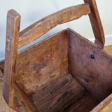 Old wooden rice or tea basket