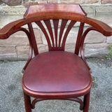 Fauteuil de bureau bois courbé