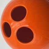 Handcrafted Ceramic Vase Bowling by Enzo Bioli for Il Picchio, 1960s