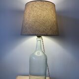 Old demijohn lamp