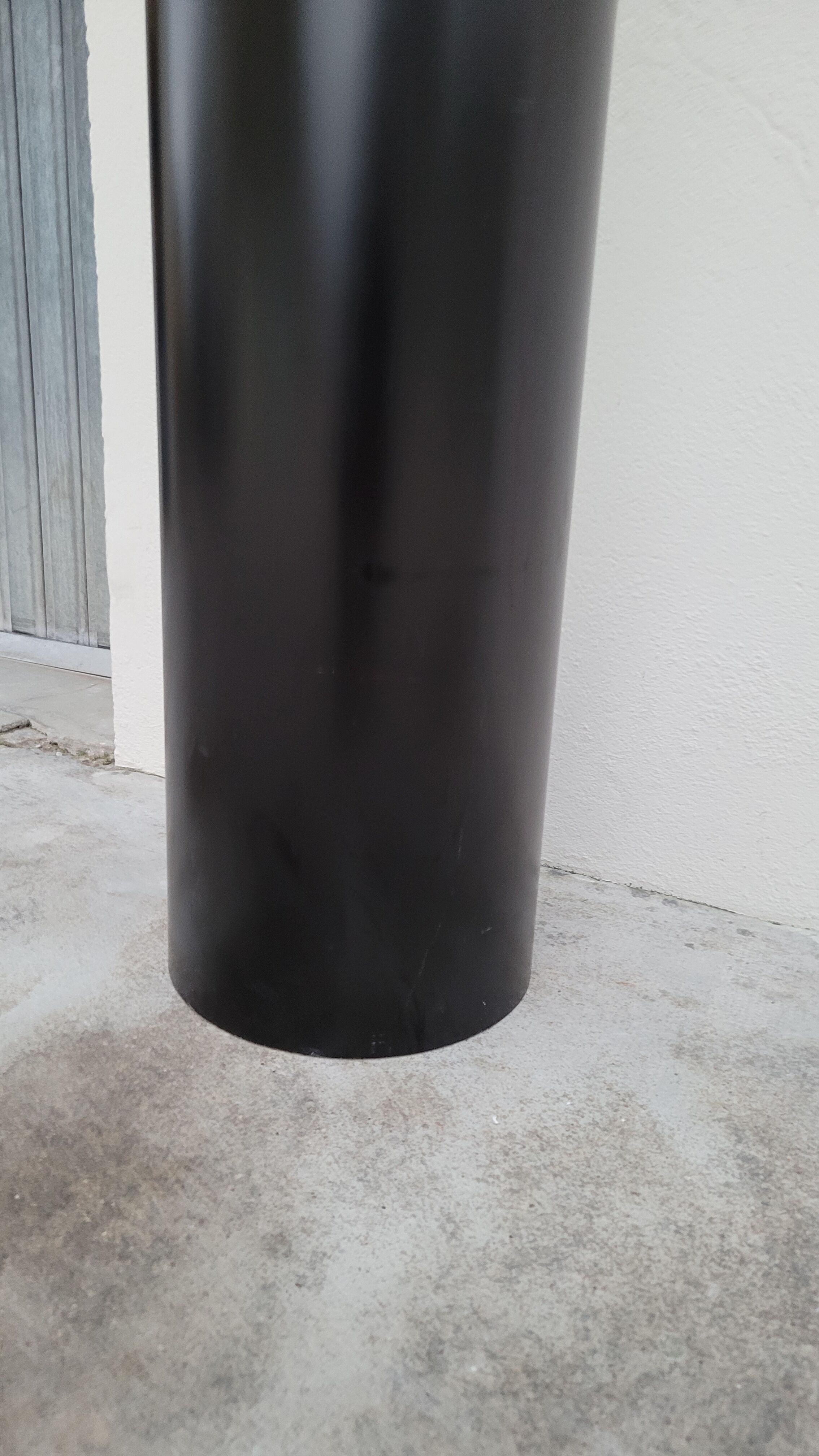 Vintage psyche mirror on foot 1980