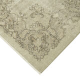 Handmade Vintage Oriental Beige Carpet 190 cm x 303 cm - 38940