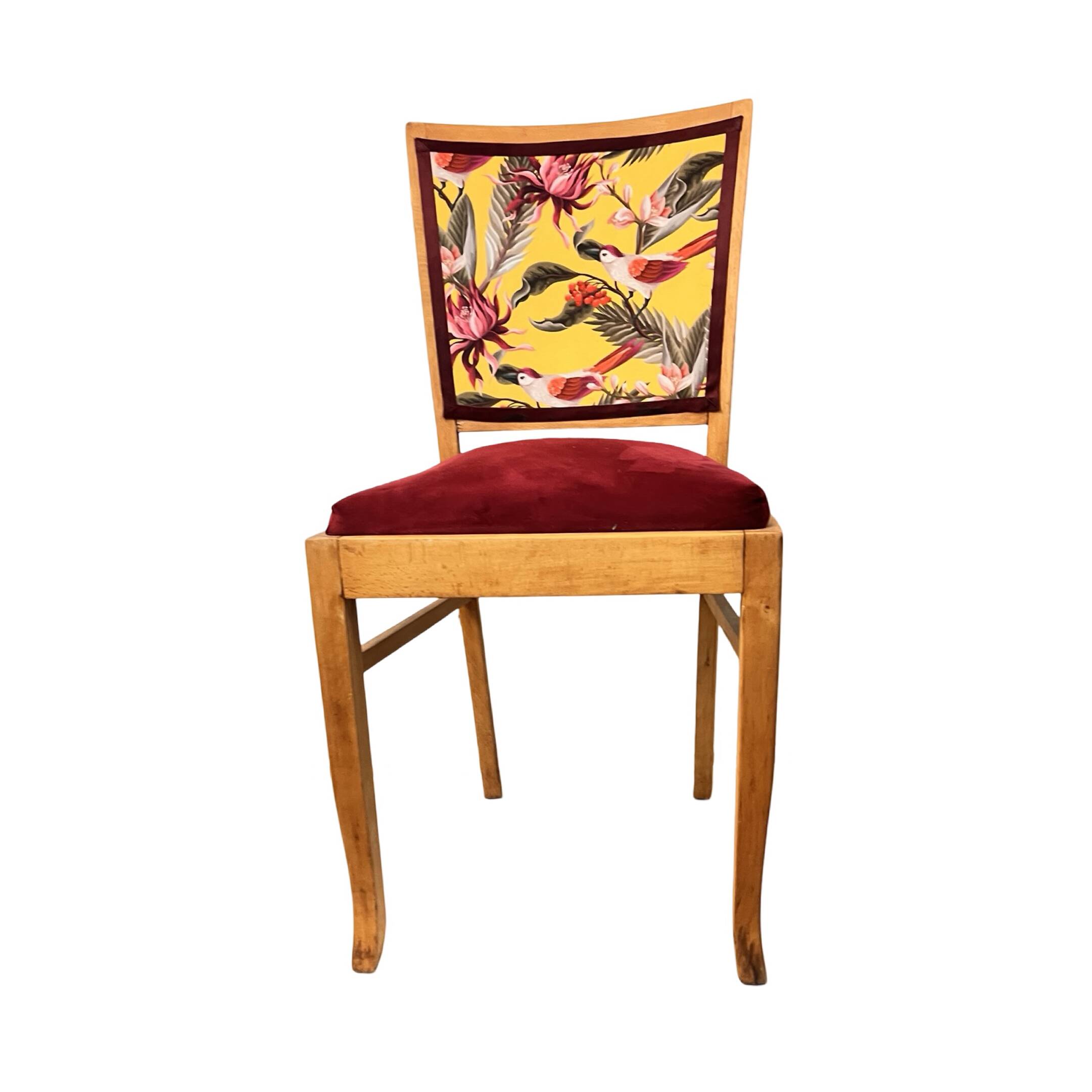Upholstered chair, after renovation, Poland, 1950s