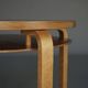 Alvar Aalto Model 70 two-tier Side Table in birch wood. Finland 1940s