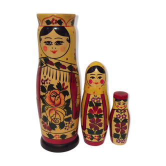 Vintage vintage ancient Russian Matriochkas dolls
