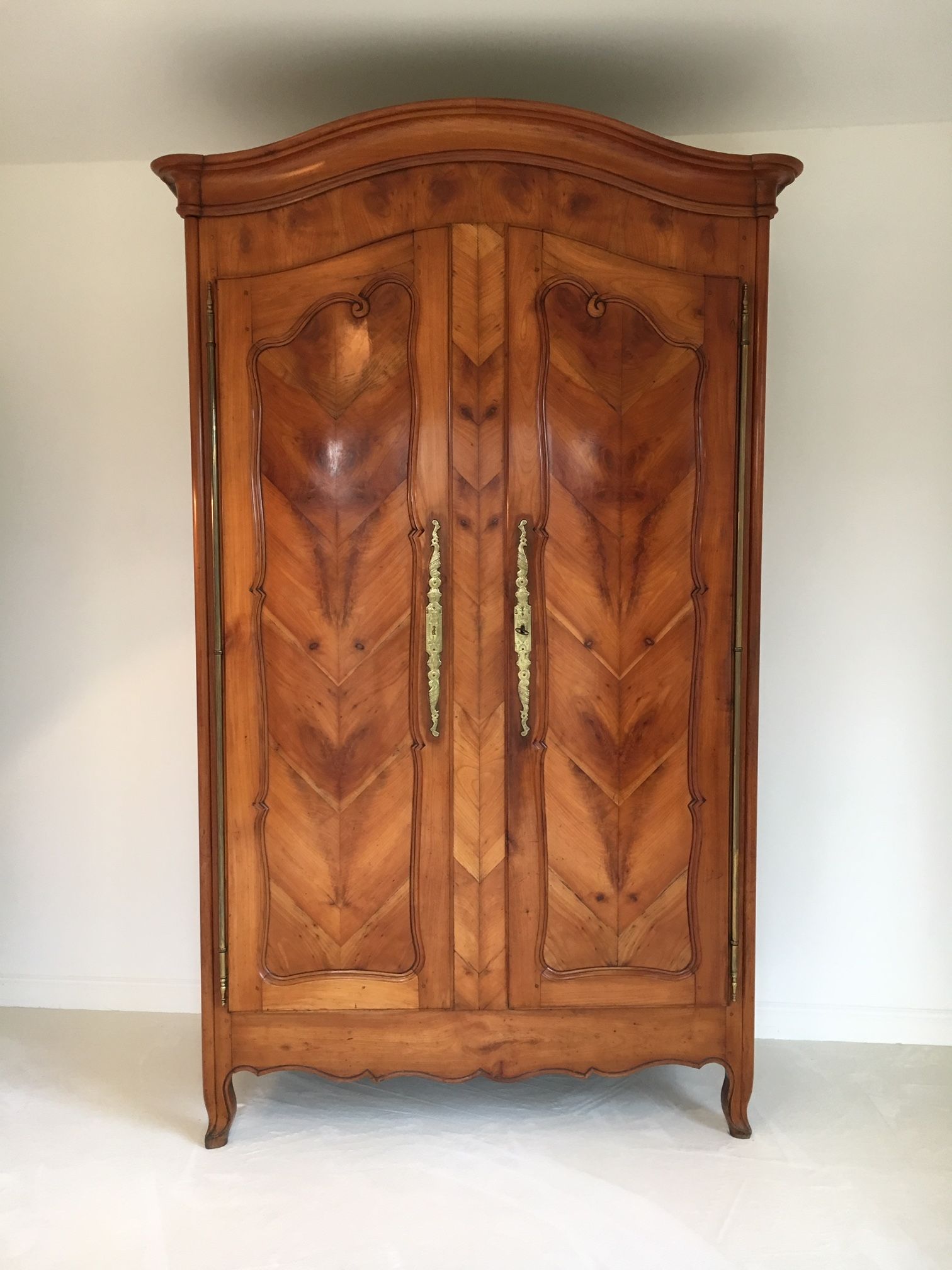 Mid-19th century cabinet of ferns in cherry and chestnut