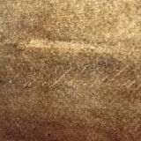 Watercolor painting of a castle and village, early 20th century