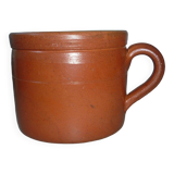 Bonny stoneware pot with handle