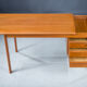 Danish teak desk by Peter Lovig Nielsen for Hedensted Mobelfabrik, 1961