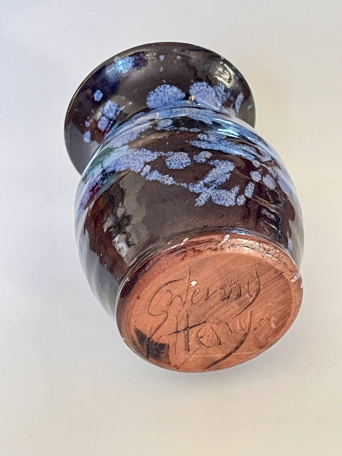 English pottery vase Ewenny Pottery