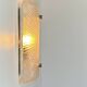 Vintage wall lamp, Murano glass and brass, Italy 1970