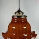 60s 70s Peill & Putzler Germany Ceiling Light Glass Space Age Design