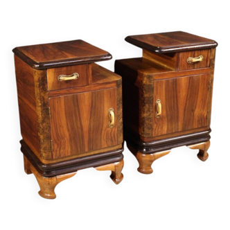 Pair of 20th-century Italian bedside tables