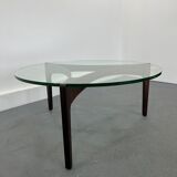 Rosewood coffee table by Sven Ellekaer for Christian Linneberg Mobelfabrik, 1960s