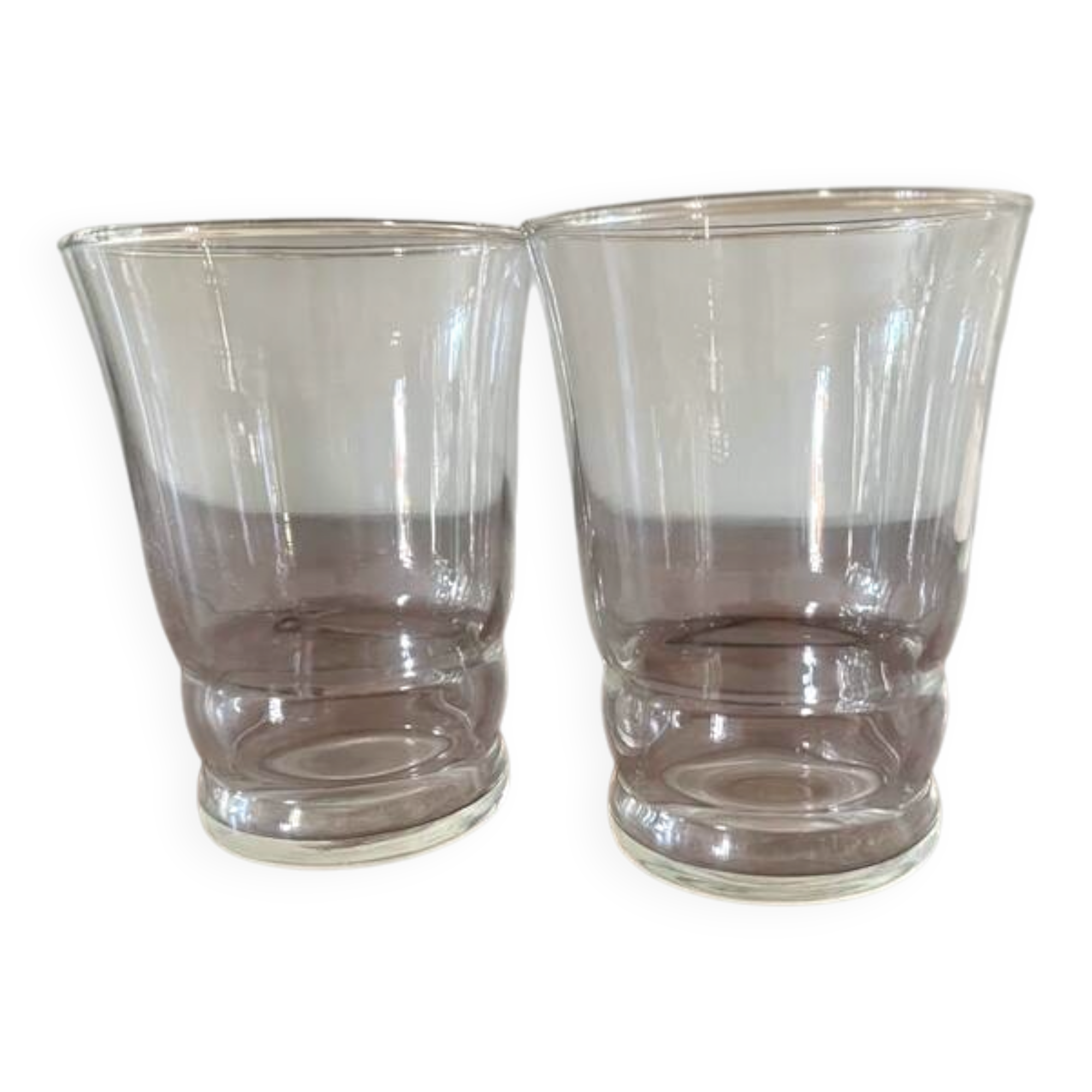 set of 2 old glasses