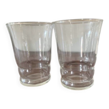 set of 2 old glasses