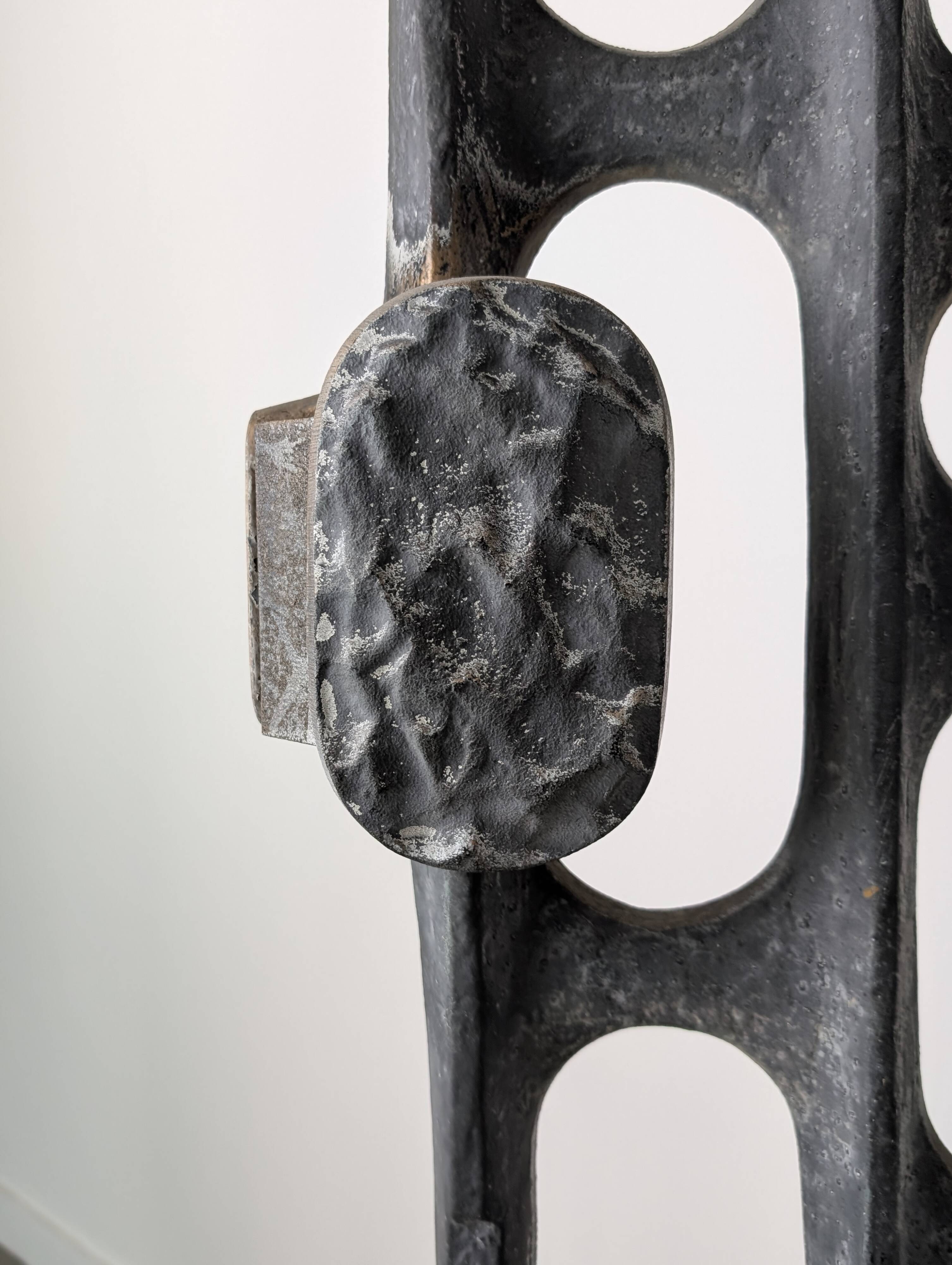 Brutalist Cast Aluminum Door Panel, 1960s