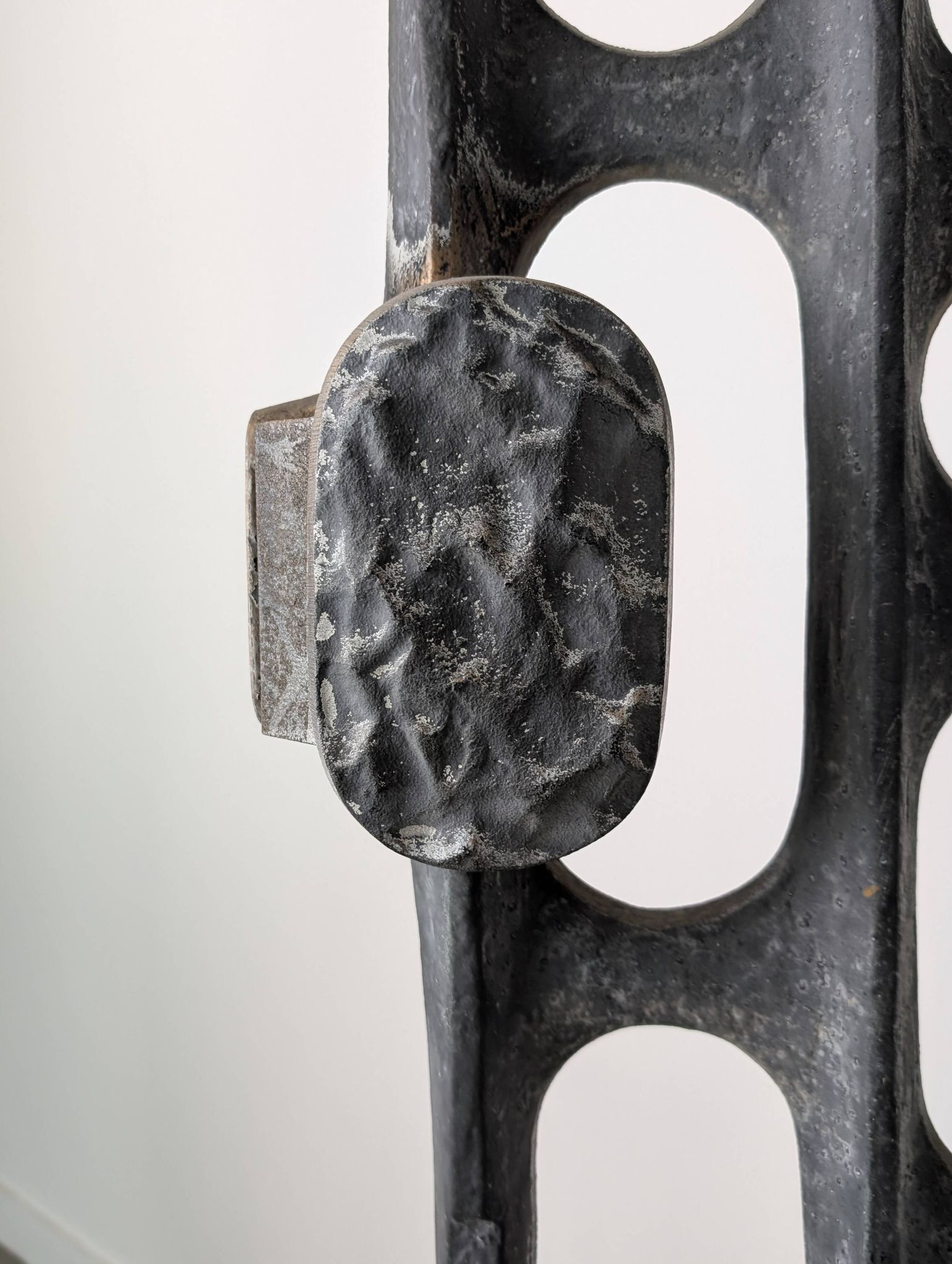 Brutalist Cast Aluminum Door Panel, 1960s