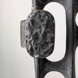 Brutalist Cast Aluminum Door Panel, 1960s